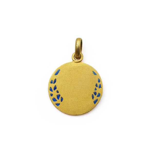 Enamel Virgin Mary Medal For Sale - Image 4 of 5