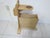 Wood Vintage Wood Magazine Rack Side End Table With Cup Holder Brown Freestanding For Sale - Image 7 of 7