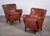 Danish Club Chairs in Leather, 1930s, Set of 2 For Sale - Image 4 of 12