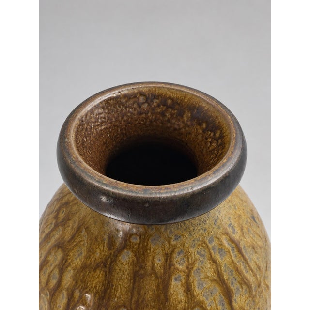 Large Vintage Swedish Stoneware Floor Vase by Arthur Andersson for Wallåkra, 1930s For Sale - Image 6 of 8