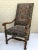 French Walnut Louis XIII Arm Chair Needle Work Upholstery For Sale - Image 4 of 5