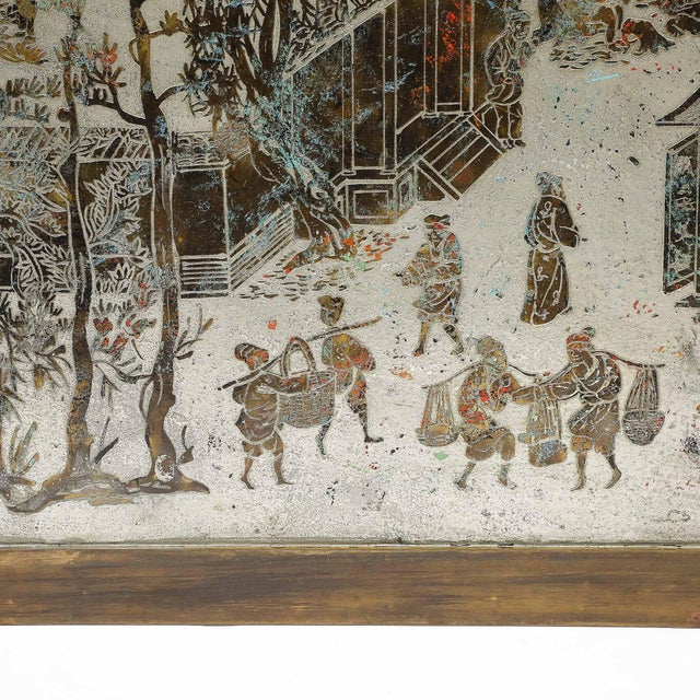 Mid-Century Modern Spring Festival Cocktail Table Signed Philip & Kelvin Laverne For Sale - Image 11 of 12