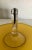 Vintage Mid-Century Modern Yellow Glass Server With Black Enamel Accenting For Sale - Image 4 of 7