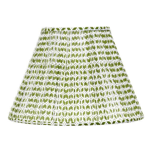 Roxbury Green Lampshade (18" Base) For Sale