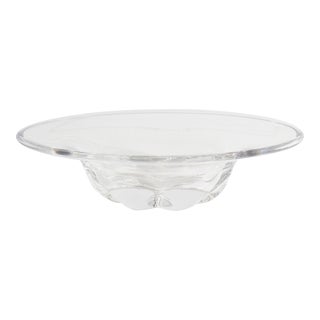 Edvard Hald Orrefors Sweden Crystal 3124 Bowl For Sale