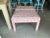 Vintage Newly Upholstered Coral Parsons Benches Ottomans Stools -A Pair For Sale - Image 4 of 13