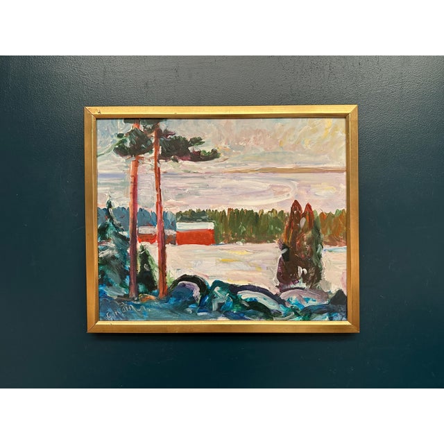 Carl Köhler, Landscape, 1960s, Oil on Panel, Framed For Sale - Image 12 of 16