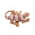 18k Rose gold salamander ring with white onyx and 52 round pink sapphires weighing approximately 1.50 carats and 61 eound...