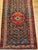 Vintage Persian Malayer Runner Rug, Hand-Knotted Wool, Geometric Pattern, 3x20, Navy & Red For Sale - Image 9 of 14
