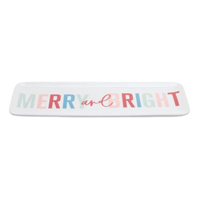 Merry and Bright Holiday Platter (Set of 4) For Sale