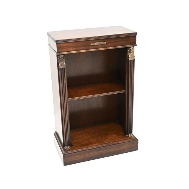 Neoclassical Empire Style Open Bookcase, 1930 For Sale - Image 12 of 12