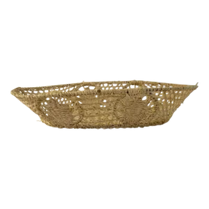 Vintage Open Weave Bread Basket