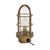 Industrial Brass Ship Cage Lamp, Rotterdam, 1950s For Sale - Image 4 of 14