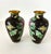 Small Bookend Matched Pair of Chinese Cloisonné Vases With Chrysanthemum Flowers For Sale In Cincinnati - Image 6 of 8