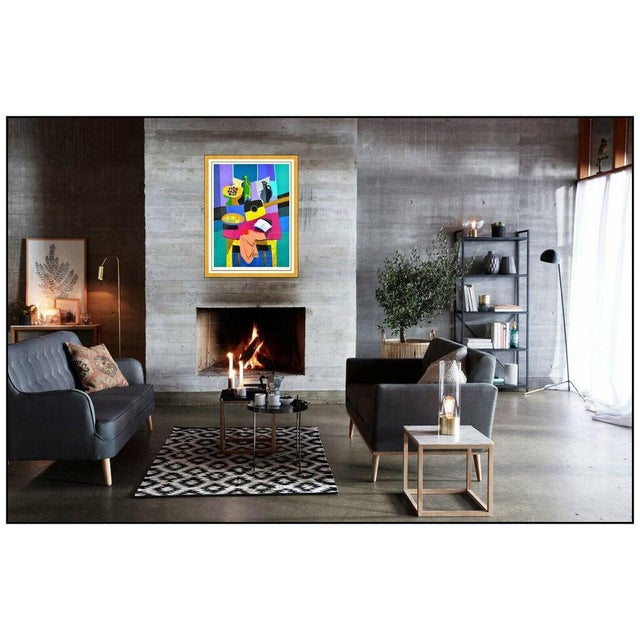 Message us to inquire about custom framing options! (Included for free with every purchase) Marcel Mouly Authentic and...