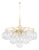 Mitzi Mimi 22.5 in. 6 Light Chandelier in Aged Brass Finish For Sale
