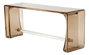 Modern Champagne Acrylic Waterfall Console
