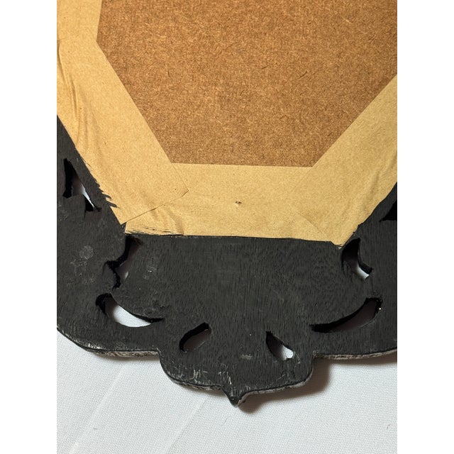 Vintage Hollywood Regency Style Wall Mirror With Mirror Fragment Adornment Design For Sale - Image 17 of 18