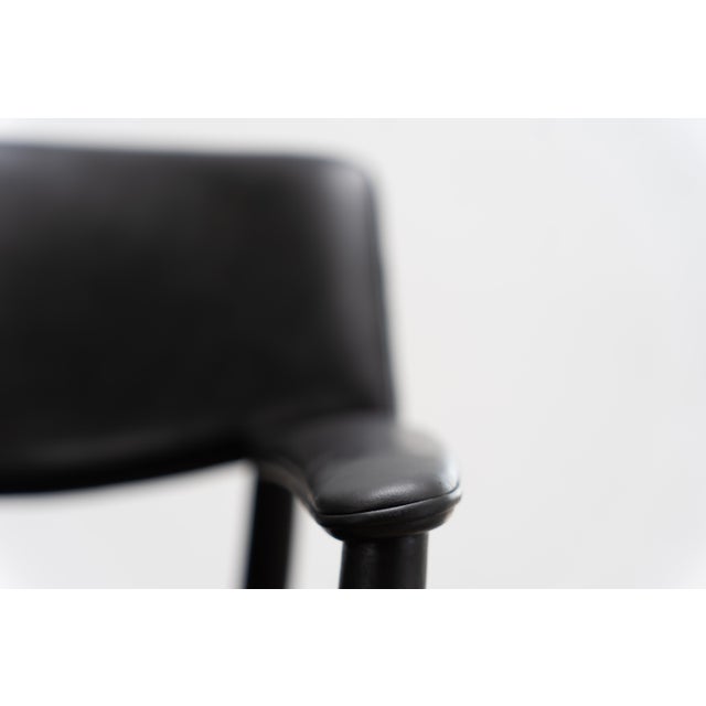 1960s Leather Armchair by Ejnar Larsen and Aksel Bender Madsen for Willy Beck, 1949 For Sale - Image 5 of 11