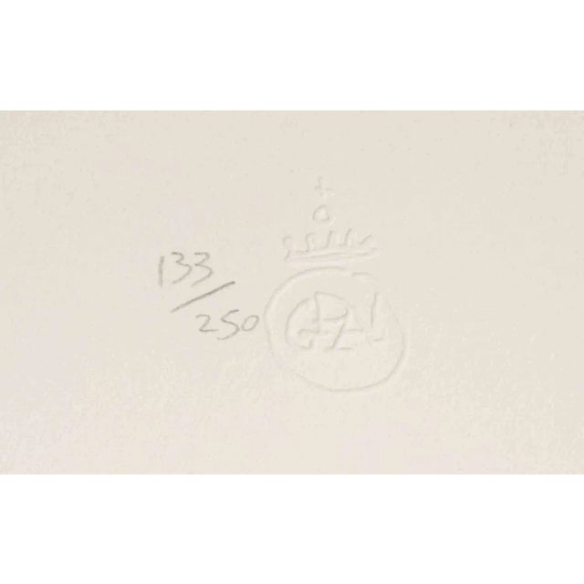 Dali, La Desse de Cythère, 1978, Woodcut For Sale - Image 4 of 6