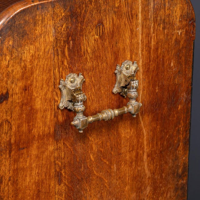 Brown Antique Edwardian Oak Library Trolley, 1900s For Sale - Image 8 of 15