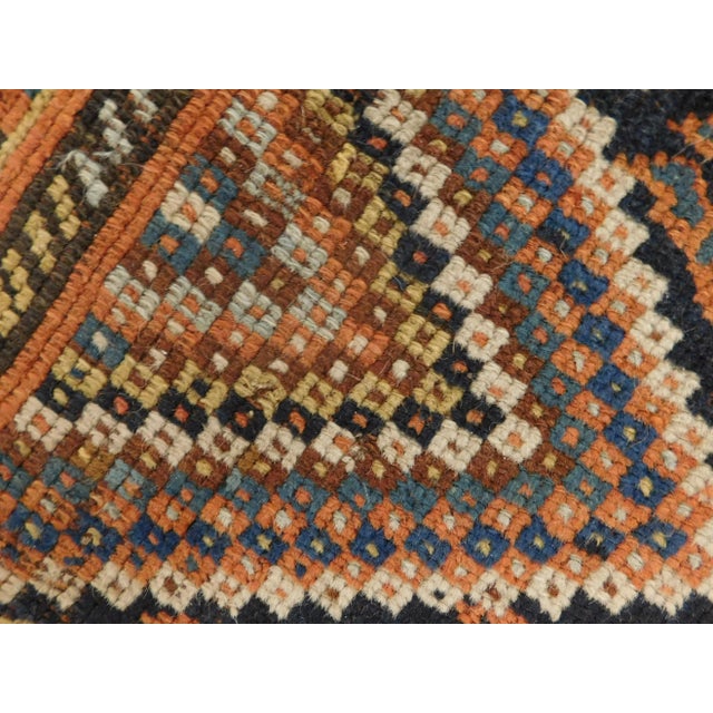 Antique Handmade Persian Nomadic Rug 5'6"x 9'3" For Sale - Image 10 of 13
