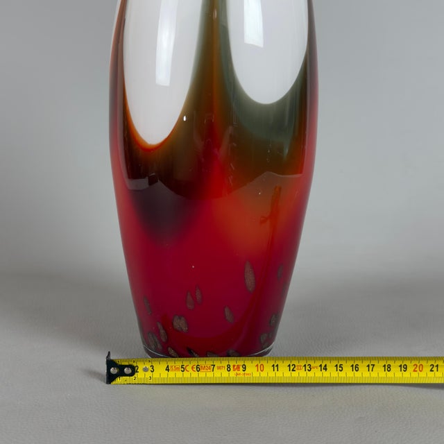 Vintage Murano Glass Vase, 1970s For Sale - Image 11 of 13