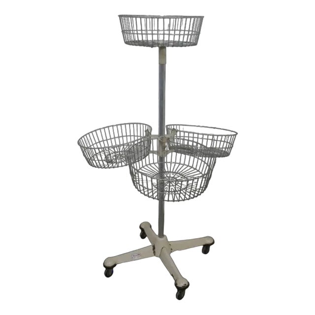 Shop Exhibitor with Zenith Baskets and Patents, 1960s For Sale