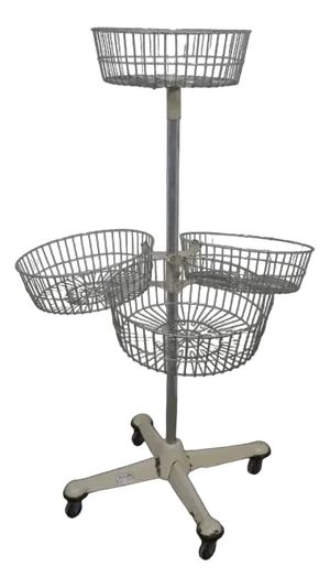 Shop Exhibitor with Zenith Baskets and Patents, 1960s