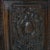 Early Antique Continental Carved Oak Reliquary Cabinet & Carved Columns, 18th Century For Sale - Image 11 of 13