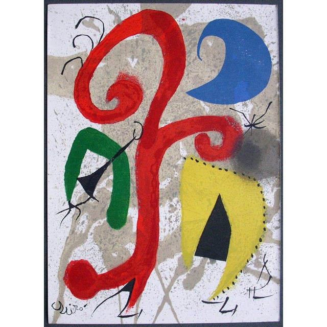 Joan Miro, Garden by Moonlight, Lithograph For Sale