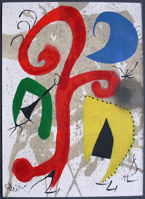 Joan Miro, Garden by Moonlight, Lithograph