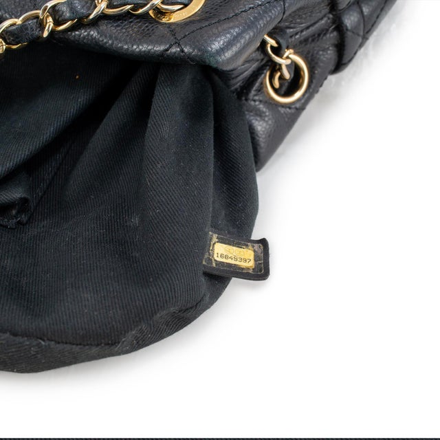Black Chanel Timeless Soft Shopper XL Tote Caviar Leather Black Gold-Tone Hardwear Bag For Sale - Image 8 of 17