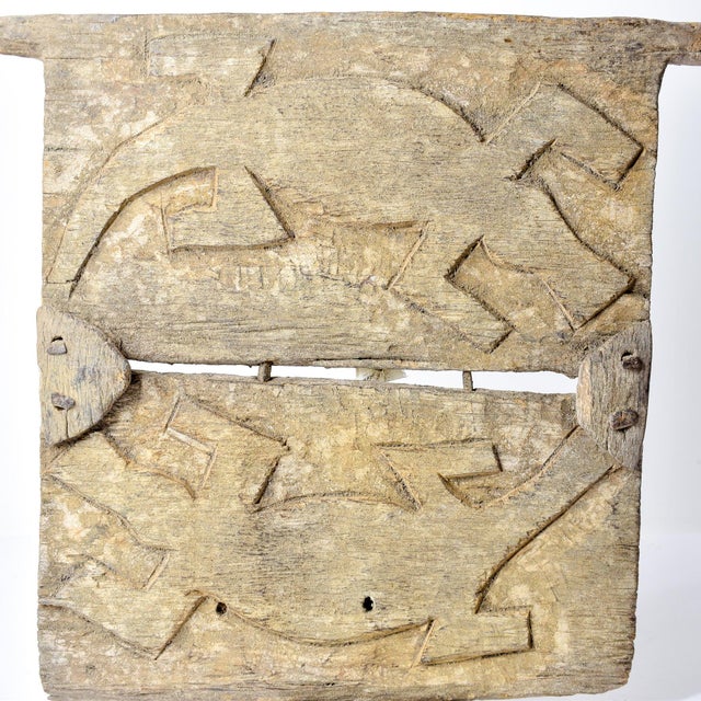 African Early 20th Century Dogon Granary Door Mali For Sale - Image 3 of 12