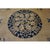 Textile 1920s Beige Field Vase Classic Greek Key Antique Chinese Peking Knotted Wool Rug For Sale - Image 7 of 10