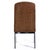 1970s Mid-Century Modern High Back Parsons Chairs in Chrome & Velvet For Sale - Image 9 of 12