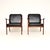 Mid-Century Modern Vintage Danish Leather Armchairs from Ole Wanscher, 1960s, Set of 2 For Sale - Image 3 of 11