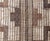 Doris Leslie Blau Moroccan Vintage Geometric Tan With Brown Rug Reed And Leather For Sale - Image 4 of 8