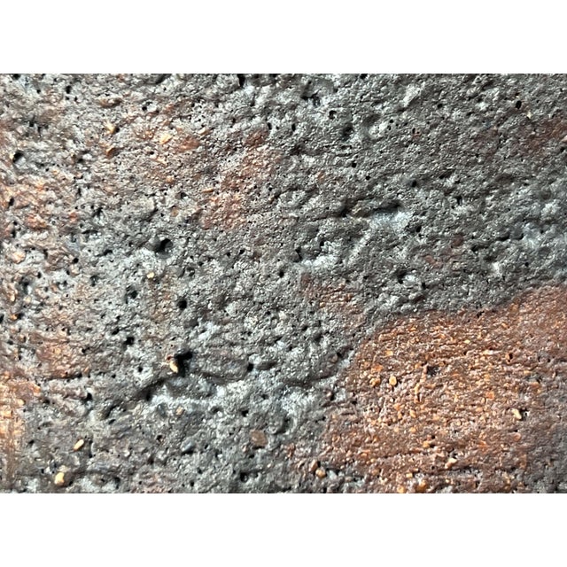 Mid-Century Modern Brutalist German Studio Pottery Carafe Vase by Gerhard Liebenthron, 1974 For Sale - Image 12 of 18