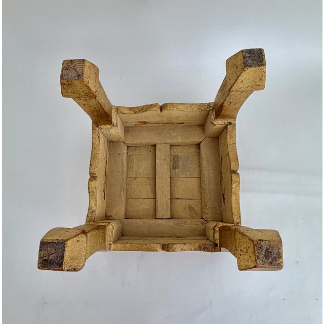 Gold Vintage Gold Lacquered Japanese Buddhist Altar Tabletop Offering Stand For Sale - Image 8 of 9
