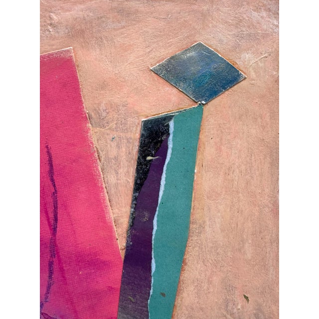 "Free Woman 3" Original Mixed-Media Collage on Paper by Zac Woodiel For Sale - Image 4 of 9