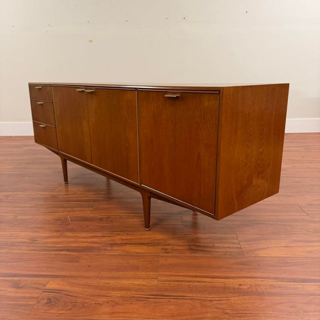 Mid-Century Modern A.h. McIntosh Teak Metal Pulls Sideboard / Bar For Sale - Image 3 of 10