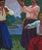 Soviet Ukrainian Oil Painting: Musicians, Family Holiday, 1988 200-170 For Sale - Image 6 of 6