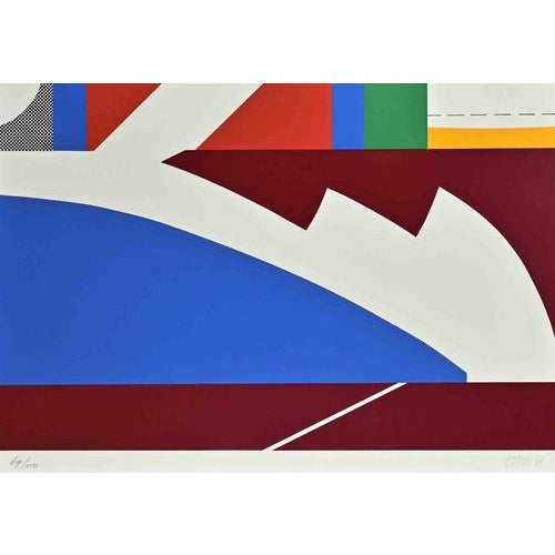Silkscreen on paper, realized in 1965. Hand signed and numbered in pencil. Very good condition. This piece is attributed...