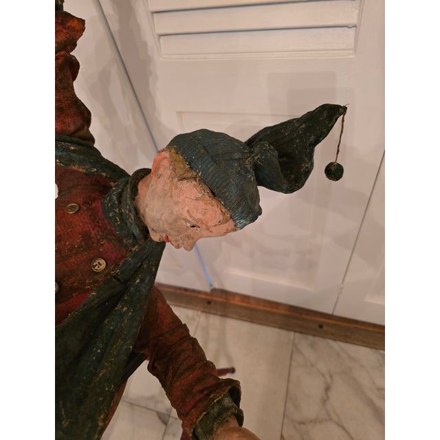 Vintage Mid Century Folk Art Sculpture of Falling Figure For Sale - Image 12 of 15