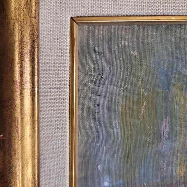 Julián De Tellaeche, Coastal Village, Early 20th Century, Oil on Panel, Framed For Sale - Image 15 of 18