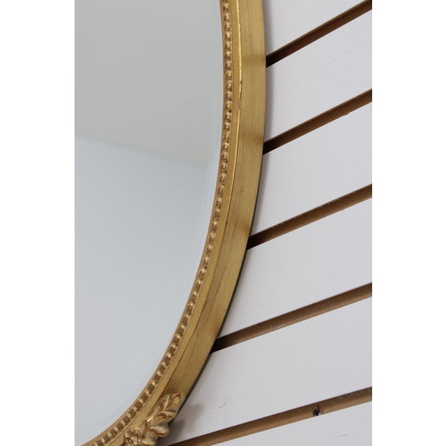 Carvers Guild Adams Style Gold Frame Mirror For Sale - Image 9 of 13