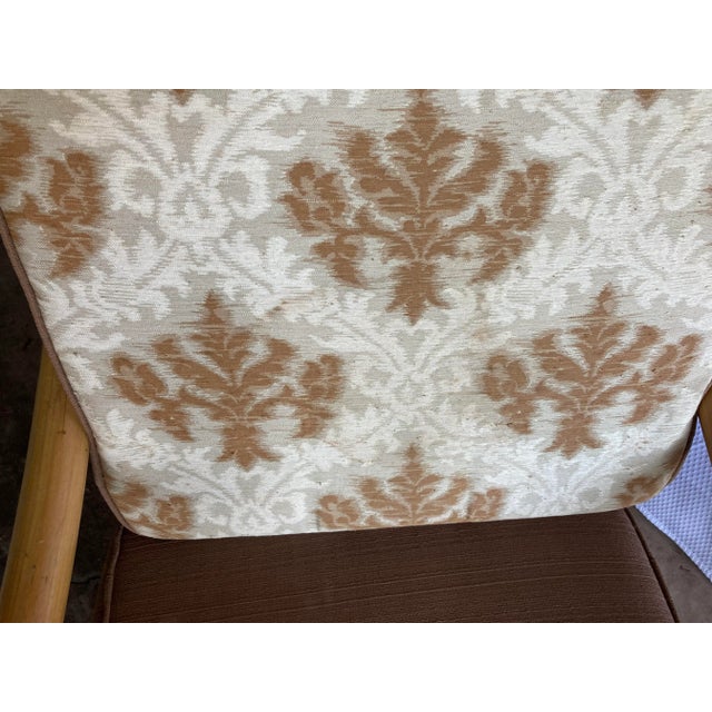 Mid Century Bamboo and Rattan Chairs Ficks Reed - A Pair For Sale - Image 9 of 10