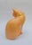 Mid-Century Modern Salmon Pink Ceramic Cat with Cabochon Necklace from Longwy, 1950s For Sale - Image 3 of 11