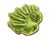 Mid-Century Modern Vintage Mid Century Modern 1960s Treasure Craft Vibrant Green Shell Clam Serving Dish Bowl Candy For Sale - Image 3 of 6